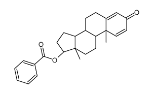 17β-Benzoyloxy-androsta-1,4-dien-3-one Structure
