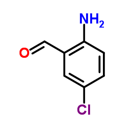 2-氨基-5-氯苯甲醛结构式