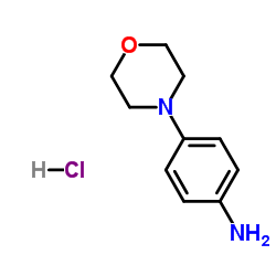4-(4-Morpholinyl)aniline hydrochloride (1:1) Structure