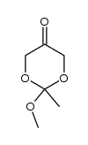 2-methoxy-2-methyl-[1,3]dioxan-5-one结构式