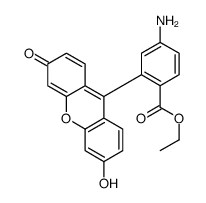 ethyl 4-amino-2-(3-hydroxy-6-oxoxanthen-9-yl)benzoate结构式