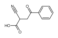 2-cyano-4-oxo-4-phenyl-butyric acid结构式