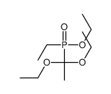 1,1-diethoxy-1-[ethoxy(ethyl)phosphoryl]ethane Structure