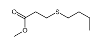 3-(Butylthio)propanoic acid methyl ester Structure