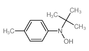 Benzenamine,N-(1,1-dimethylethyl)-N-hydroxy-4-methyl- Structure