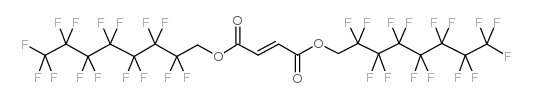 富马酸酯双(1H,1H-全氟辛基)结构式