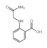 Benzoic acid,2-[(2-amino-2-oxoethyl)amino]- Structure