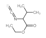 ethyl 2-isothiocyanato-3-methyl-butanoate Structure