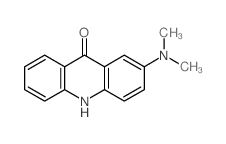 9(10H)-Acridinone,2-(dimethylamino)-结构式