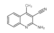 4-甲基-2-氨基喹啉-3-腈结构式