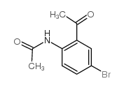 N-(2-乙酰基-4-溴苯基)乙酰胺结构式