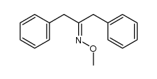 1,3-Diphenylacetone O-methyloxime Structure