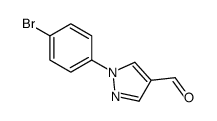1-(4-BROMOPHENYL)-1H-PYRAZOLE-4-CARBALDEHYDE Structure