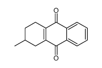 2-methyl-1,2,3,4-tetrahydroanthracene-9,10-dione Structure