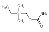 Methanol,1-(ethyldimethylsilyl)-, 1-carbamate结构式