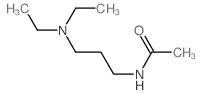 N-[3-(二乙基氨基)丙基]-乙酰胺结构式