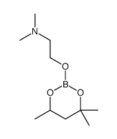 DIMETHYL-[2-(4,4,6-TRIMETHYL-[1,3,2]DIOXABORINAN-2-YLOXY)-ETHYL]-AMINE结构式