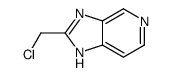 2-(氯甲基)-3H-咪唑并[4,5-c]吡啶结构式