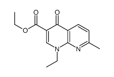 ethyl 1-ethyl-1,4-dihydro-7-methyl-4-oxo-1,8-naphthyridine-3-carboxylate结构式