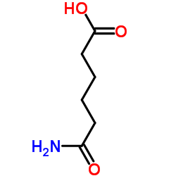 6-Amino-6-oxohexanoic acid Structure