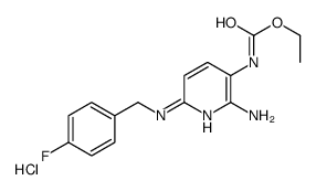 ethyl 2-amino-6-[[p-fluorobenzyl]amino]pyridine-3-carbamate monohydrochloride picture
