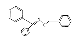 methanone-diphenyl-O-(phenylmethyl)oxime结构式