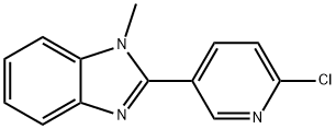 2-(6-chloro-3-pyridinyl)-1-methyl-1h-1,3-benzimidazole Structure