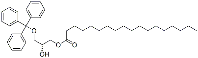 [R,(-)]-1-O-Stearoyl-3-O-trityl-D-glycerol Structure