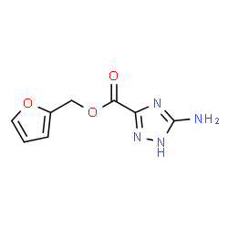 1H-1,2,4-Triazole-3-carboxylicacid,5-amino-,2-furanylmethylester(9CI) Structure