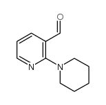 2-哌啶基-3-吡啶甲醛结构式