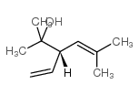(+)-神圣亚麻醇结构式