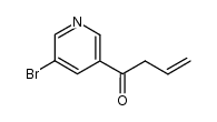 1-(5-bromopyridin-3-yl)but-3-en-1-one结构式