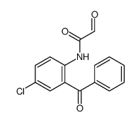 N-(2-benzoyl-4-chlorophenyl)-2-oxoacetamide结构式