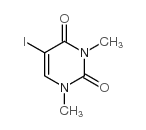5-iodo-1,3-dimethyluracil Structure