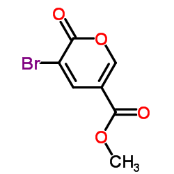 Methyl 3-bromo-2-oxo-2H-pyran-5-carboxylate Structure