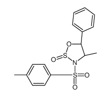 (2R,4S,5R)-4-methyl-3-(4-methylphenyl)sulfonyl-5-phenyloxathiazolidine 2-oxide Structure