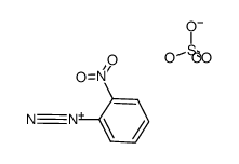 2-Nitrobenzenediazonium Bisulfate结构式
