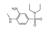 3-氨基-N,N-二乙基-4-(甲基氨基)苯磺酰胺结构式