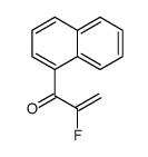 2-Propen-1-one, 2-fluoro-1-(1-naphthalenyl)- (9CI) Structure