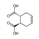 (1R,2R)-1,2,3,6-Tetrahydrophthalic acid Structure
