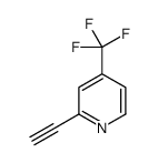 2-ethynyl-4-(trifluoromethyl)pyridine Structure