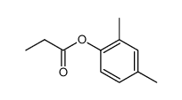 propionic acid-(2,4-dimethyl-phenyl ester)结构式