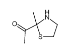 Ethanone, 1-(2-methyl-2-thiazolidinyl)- (9CI)结构式