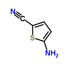 5-氨基噻吩-2-甲腈结构式