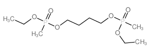 1,4-bis[(ethoxy-methyl-phosphoryl)oxy]butane Structure