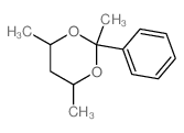 1,3-Dioxane,2,4,6-trimethyl-2-phenyl-结构式