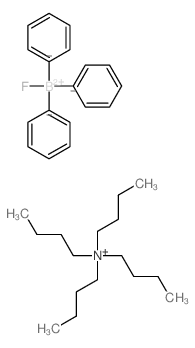 tetrabutylammonium fluorotriphenylborate Structure