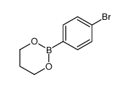 4-溴苯硼酸-1,3-丙二醇酯结构式