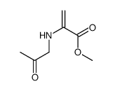 methyl 2-(2-oxopropylamino)prop-2-enoate Structure