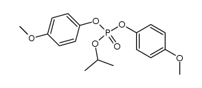 phosphoric acid isopropyl ester bis-(4-methoxy-phenyl) ester Structure